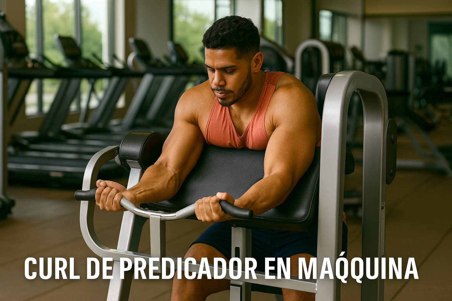 Curl de Predicador en Máquina, otro tipo de Máquina para Brazos