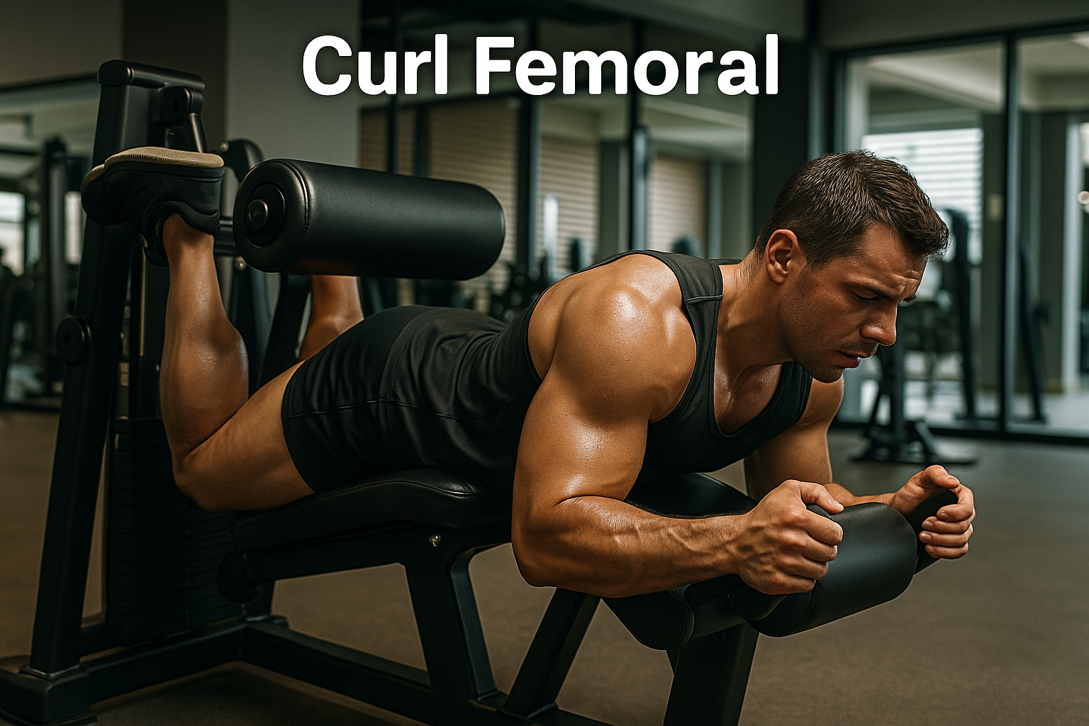 Curl femoral con Máquina para Piernas