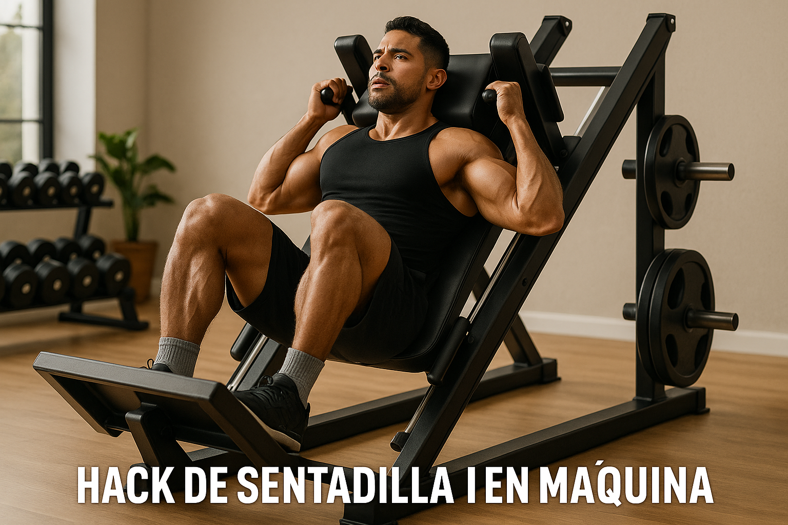 Hack de Sentadilla en Máquina para Piernas