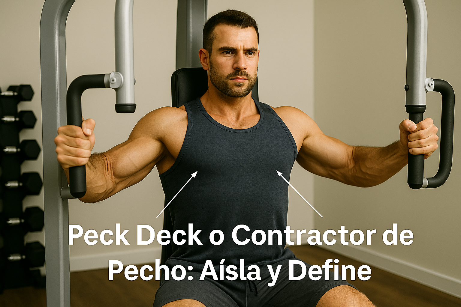 Máquina para Pecho,  Peck Deck o Contractor de Pecho: Aísla y Define