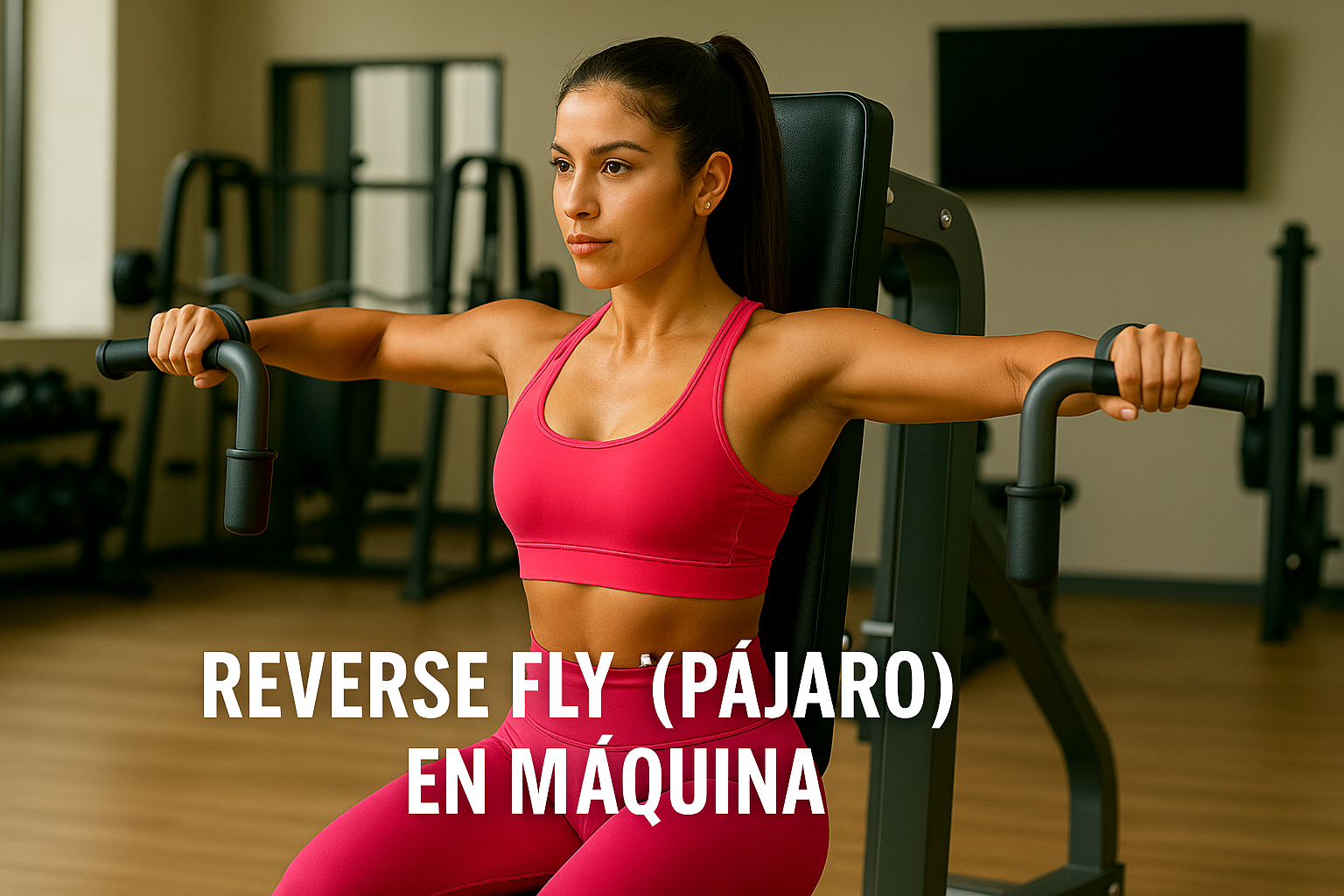 Máquina para Hombros, Reverse Fly (Pájaro) en Máquina para Hombros