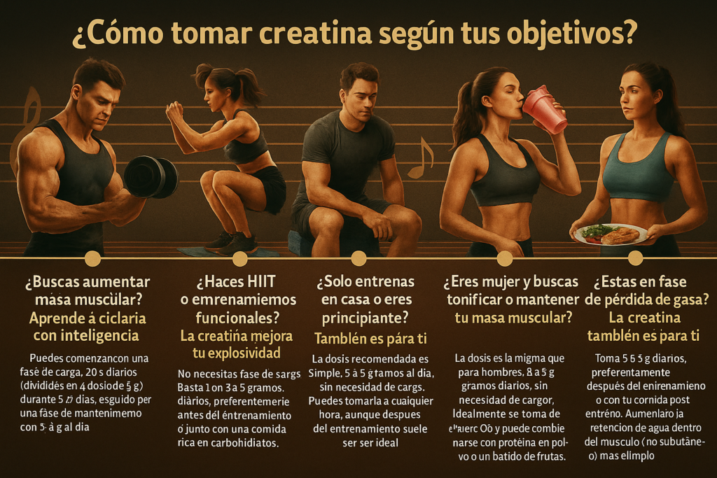 Creatina en Polvo como tomar creatina de acuerdo a tus objetivos