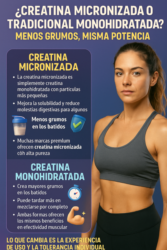 Creatina Micronizada Vs Tradicional Monohidratada