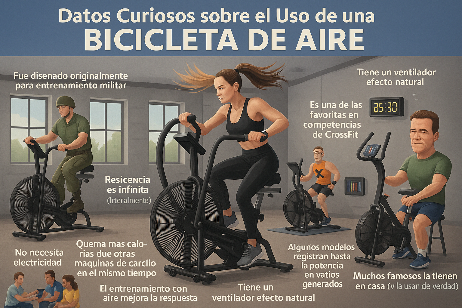 Curiosidades Bicicleta de Aire