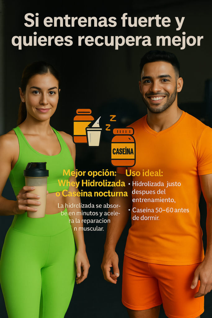 Proteína en Polvo si entrenas fuerte y quieres recuperarte mejor