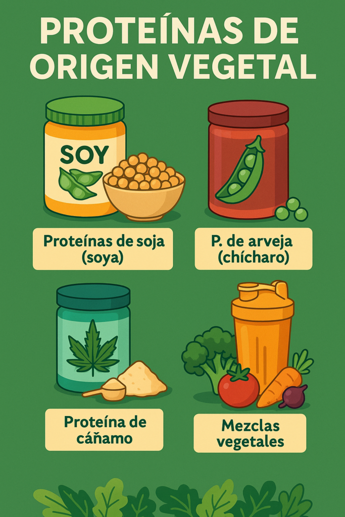 Proteína en Polvo . Proteínas de Origen Vegetal