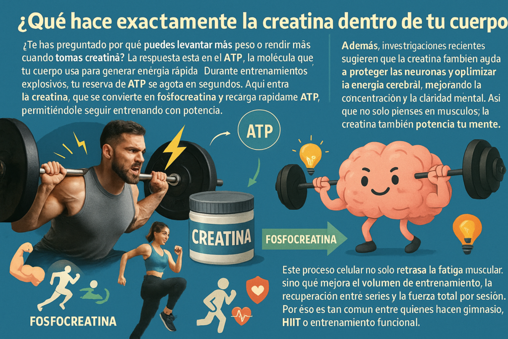 Creatina en Polvo . que hace exactamente la Creatina dentro de tu cuerpo
